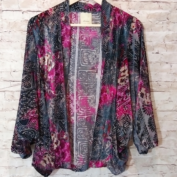 Anthropologie Sweaters - Elevenses Hokkaido Velvet Kimono Chic Cardigan